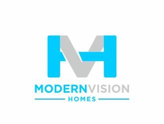 Modern Vision Homes logo design by Mahrein
