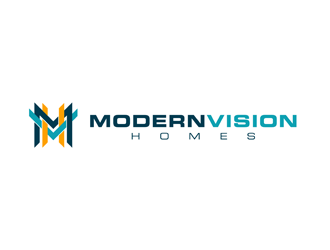 Modern Vision Homes logo design by VhienceFX