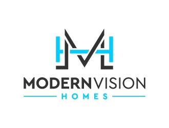 Modern Vision Homes logo design by akilis13