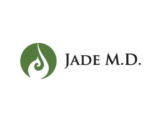 Jade M.D. logo design by maserik