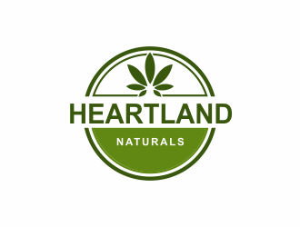 Heartland Naturals logo design by santrie