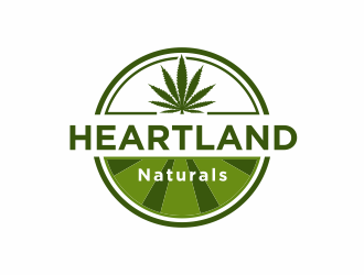 Heartland Naturals logo design by santrie