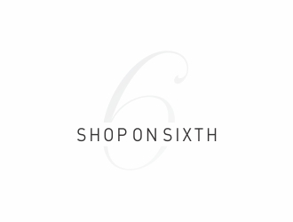 Shop on Sixth logo design by GenttDesigns