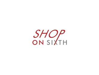 Shop on Sixth logo design by bricton
