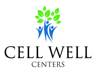 Cell well centers logo design by jetzu