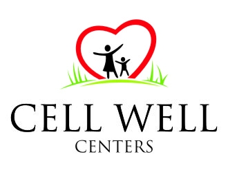 Cell well centers logo design by jetzu