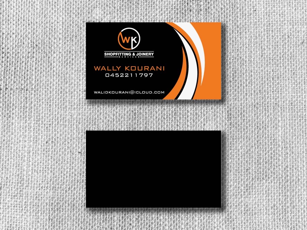 wk shopfitting & joinery services  logo design by bulatITA