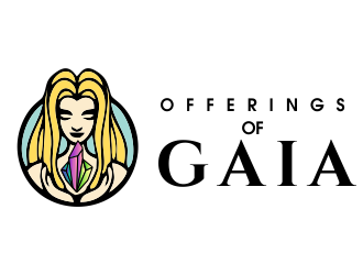 Offerings of Gaia logo design by JessicaLopes