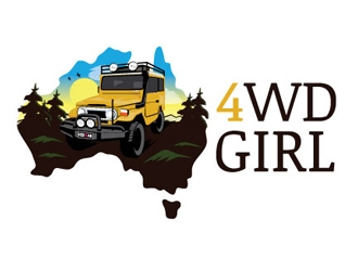 4WD GIRL logo design by gogo