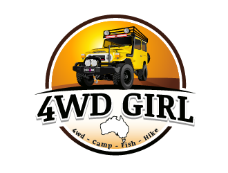 4WD GIRL logo design by SOLARFLARE