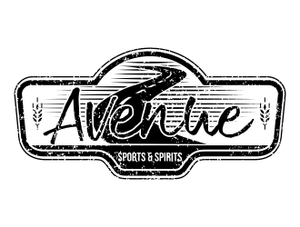 Avenue Sports & Spirits  logo design by bosbejo