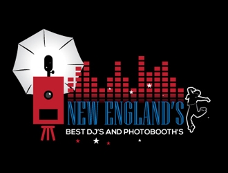 New England’s Best Dj’s and Photobooth’s logo design by gogo
