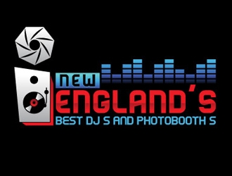 New England’s Best Dj’s and Photobooth’s logo design by gogo