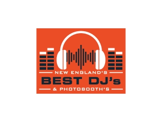 New England’s Best Dj’s and Photobooth’s logo design by pencilhand