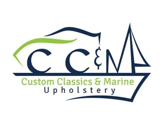 Custom Classics and Marine Upholstery  logo design by gogo