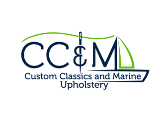 Custom Classics and Marine Upholstery  logo design by megalogos