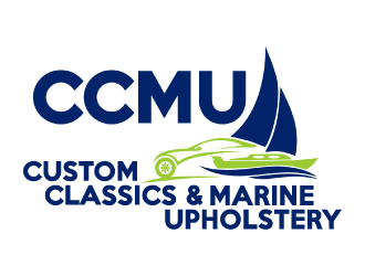 Custom Classics and Marine Upholstery  logo design by nona