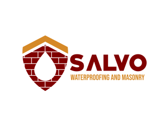 Salvo Waterproofing and Masonry  logo design by serprimero