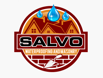 Salvo Waterproofing and Masonry  logo design by THOR_