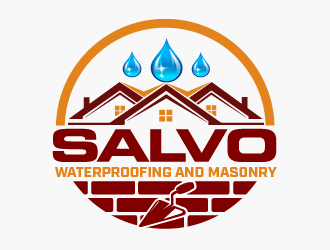 Salvo Waterproofing and Masonry  logo design by THOR_