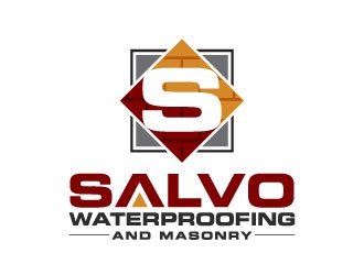 Salvo Waterproofing and Masonry  logo design by J0s3Ph