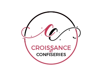 Croissance et Confiseries logo design by MarkindDesign