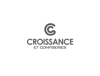 Croissance et Confiseries logo design by YONK