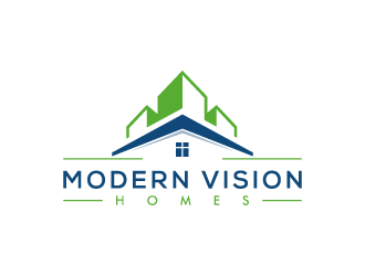 Modern Vision Homes logo design by pencilhand