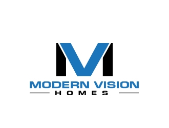 Modern Vision Homes logo design by MarkindDesign