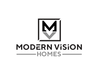 Modern Vision Homes logo design by Roma
