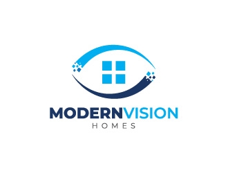Modern Vision Homes logo design by crazher