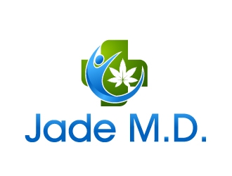 Jade M.D. logo design by Dawnxisoul393