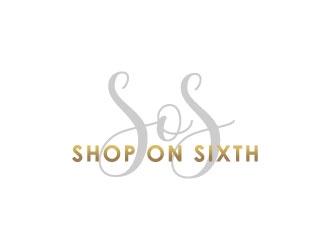 Shop on Sixth logo design by Suvendu