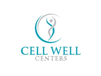 Cell well centers logo design by Vincent Leoncito