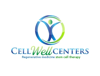 Cell well centers logo design by ZQDesigns