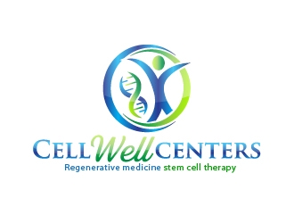 Cell well centers logo design by ZQDesigns