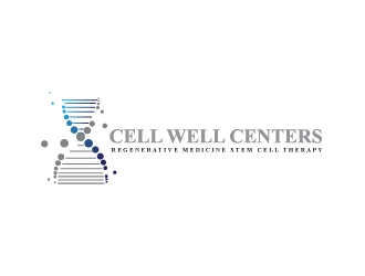 Cell well centers logo design by Erasedink