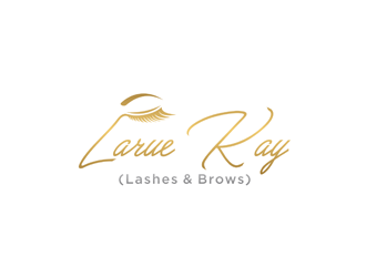 Larue Kay (Lashes & Brows)  logo design by bomie