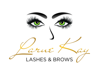 Larue Kay (Lashes & Brows)  logo design by savana