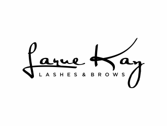 Larue Kay (Lashes & Brows)  logo design by hidro