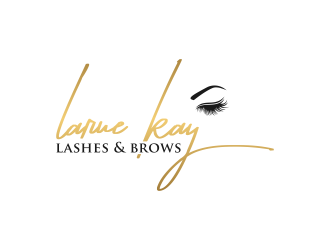Larue Kay (Lashes & Brows)  logo design by salis17