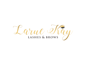 Larue Kay (Lashes & Brows)  logo design by salis17