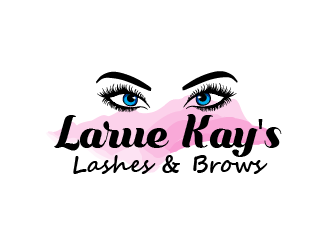 Larue Kay (Lashes & Brows)  logo design by justin_ezra