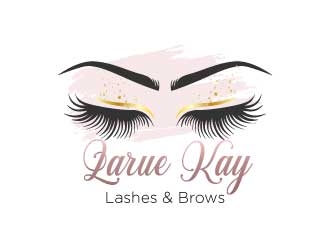 Larue Kay (Lashes & Brows)  logo design by bayudesain88