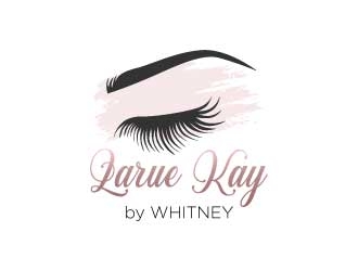 Larue Kay (Lashes & Brows)  logo design by bayudesain88