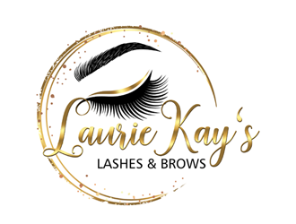 Larue Kay (Lashes & Brows)  logo design by ingepro