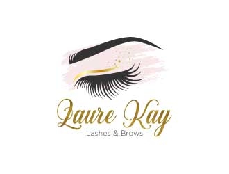 Larue Kay (Lashes & Brows)  logo design by bayudesain88