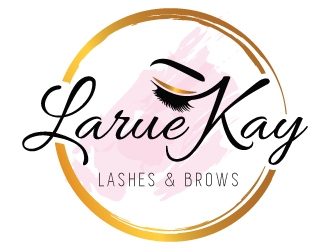 Larue Kay (Lashes & Brows)  logo design by MonkDesign
