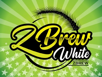 ZBrew White logo design by MAXR