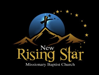 New Rising Star Missionary Baptist Church logo design by Suvendu